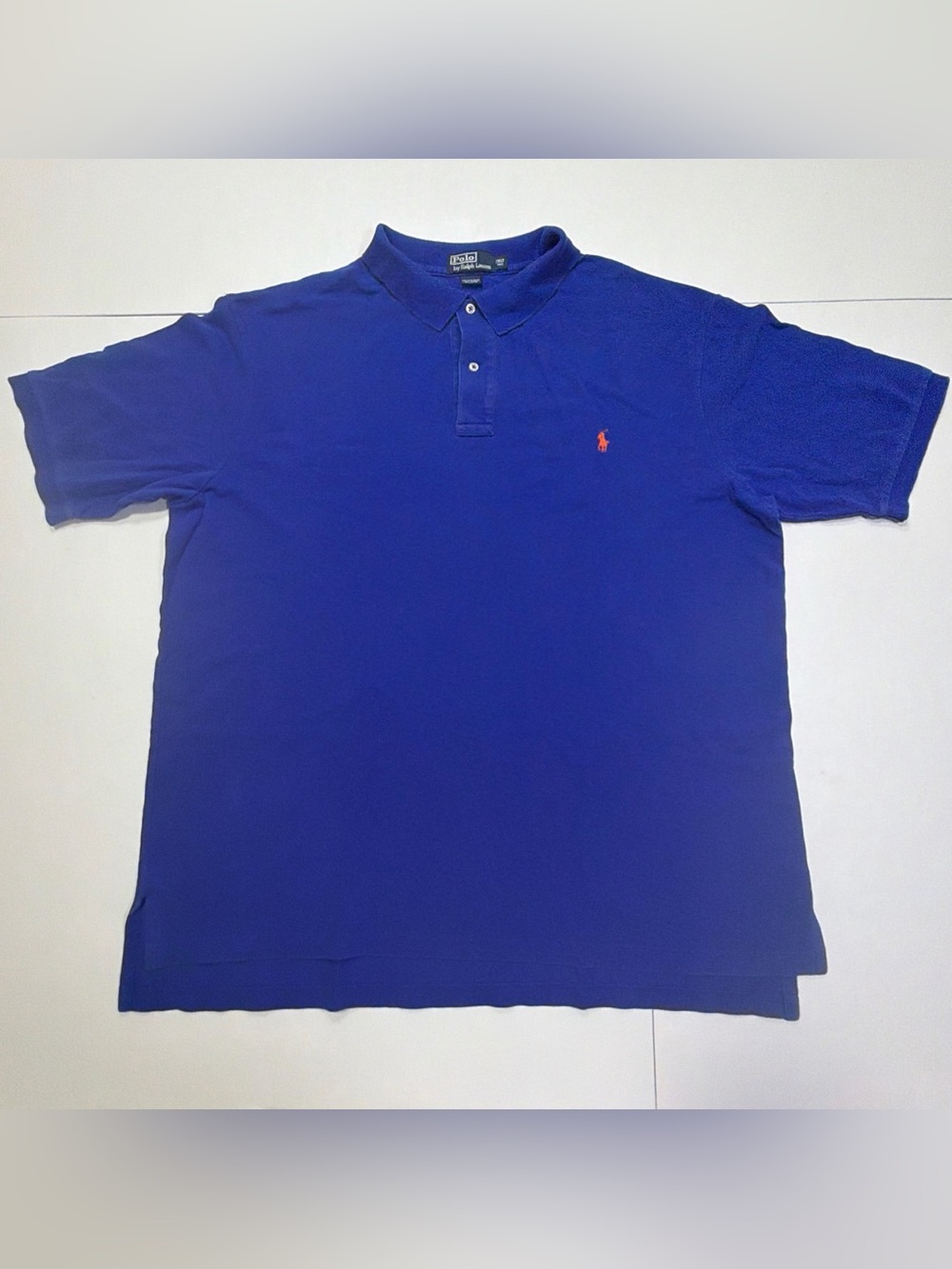 Ralph Lauren Royal Blue Polo with Orange Pony